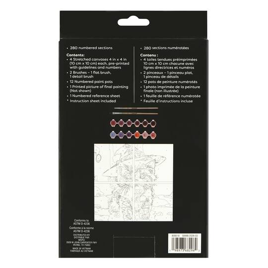 Witch Kitten Paint-by-Number Gallery Mini Kit by Artist's Loft®